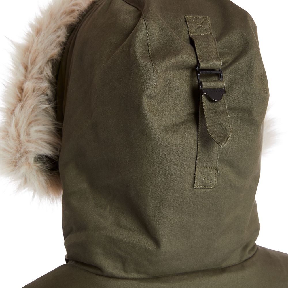 Parka Timberland Dama Masline Verzi - Mt Kelsey Fleece-Lined Parka - Romania - GEUVBK827